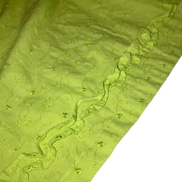 Girls Bright Green Sundress PARK BENCH KIDS 4-5 - Picture 6 of 8